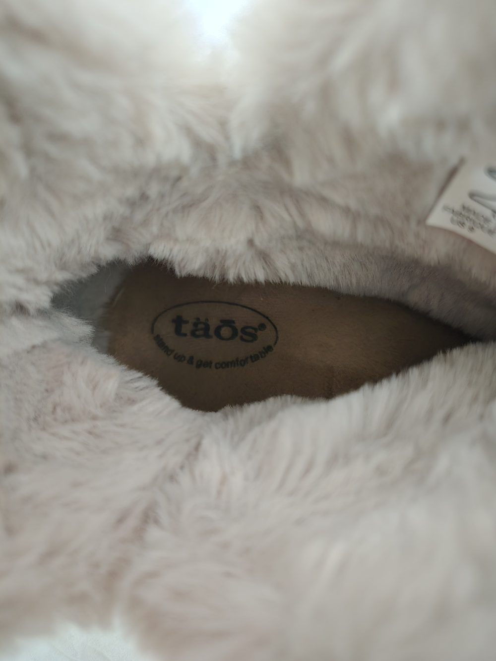 Taos Footwear Taupe Suede Faux-Fur Cuff Ankle Boots - Picture 8 of 9
